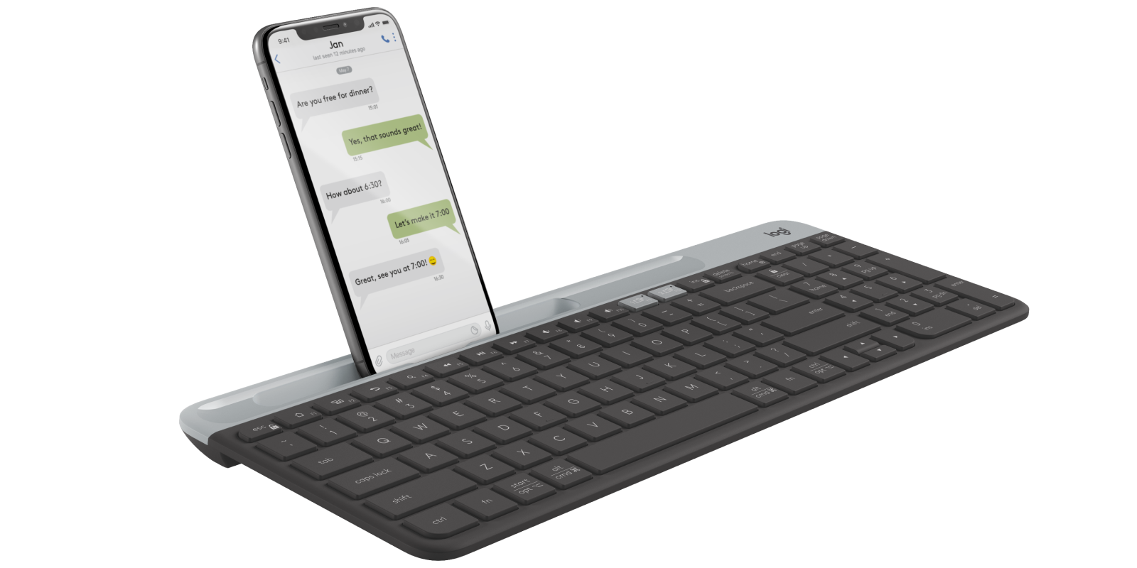 K585 Slim Multi-Device Wireless Keyboard