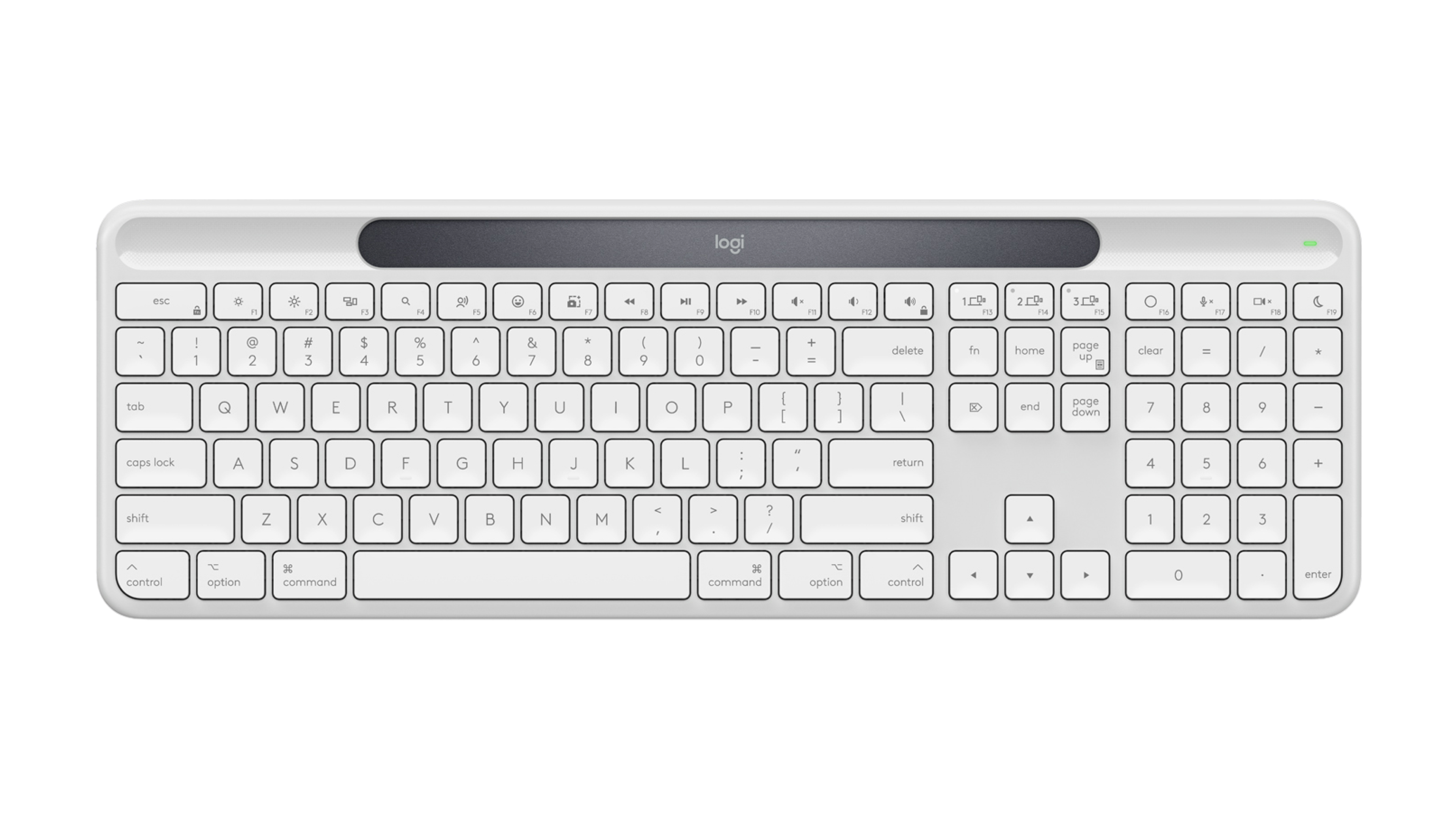 Signature Slim Solar+ for Mac wireless keyboard K980